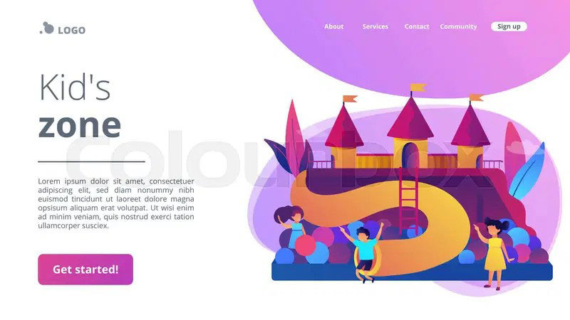 Childrens playground website design blog 3 - طراحی سایت خانه بازی یزد