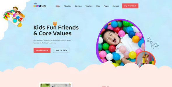Childrens playground website design blog 5 - طراحی سایت خانه بازی یزد