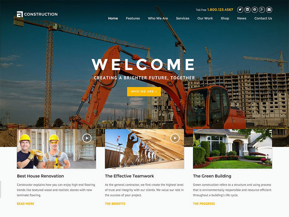 Construction site design blog 2 - طراحی سایت ساختمانی یزد