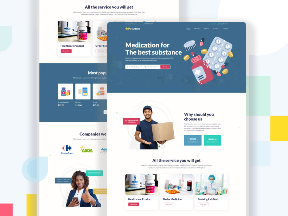Online pharmacy website design blog 2 - طراحی سایت داروخانه آنلاین