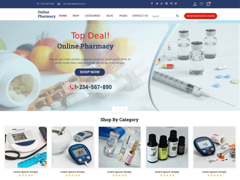 Online pharmacy website design blog 7 - طراحی سایت داروخانه آنلاین