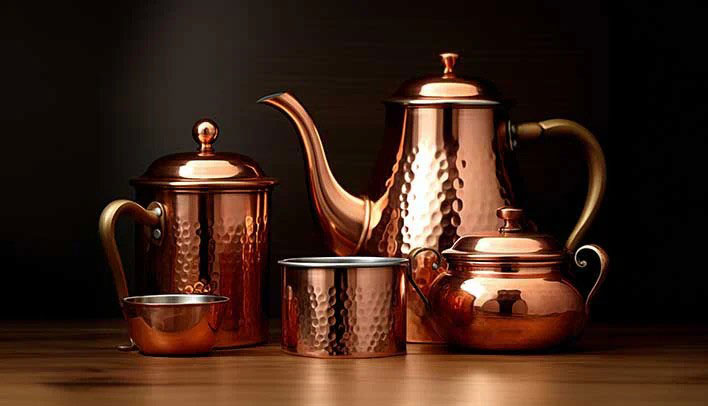 Website design for copper utensils blog 1 - منو آنلاین