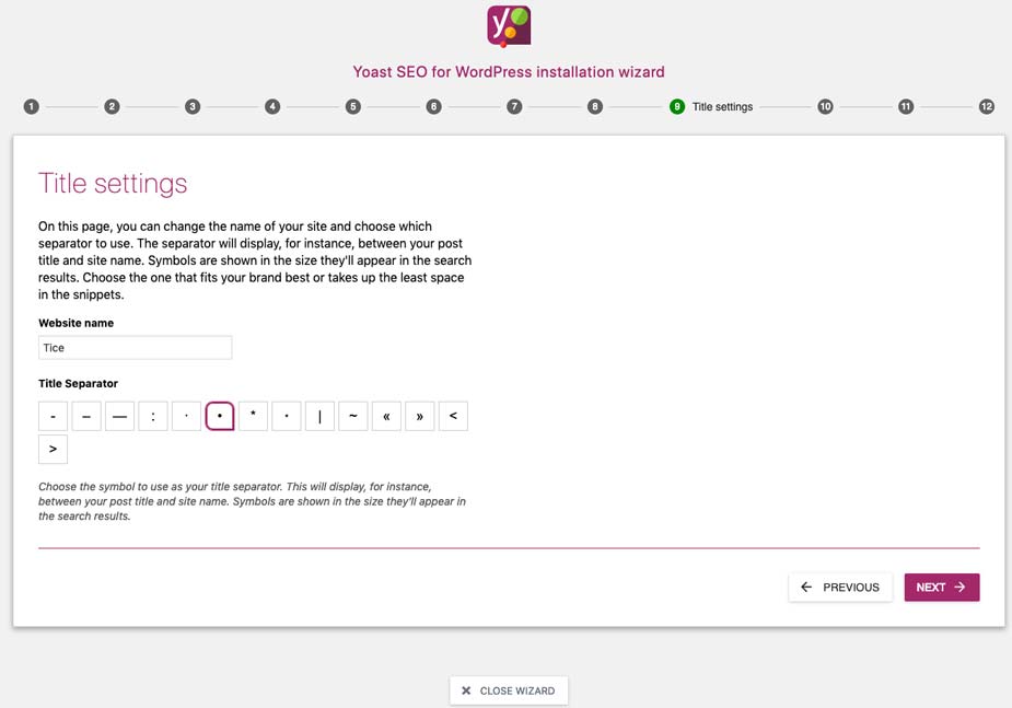 title setting - 0 تا 100 آموزش افزونه Yoast SEO