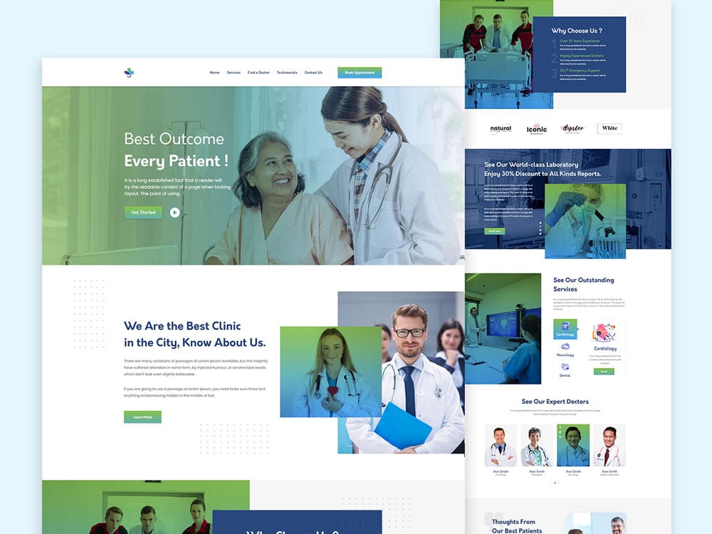 Using images and videos in clinic website design blog 3 | ماجرا | Majara