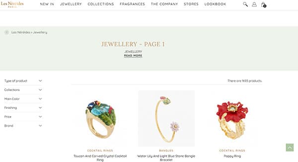 Jewelry store website design blog 6 | ماجرا | Majara