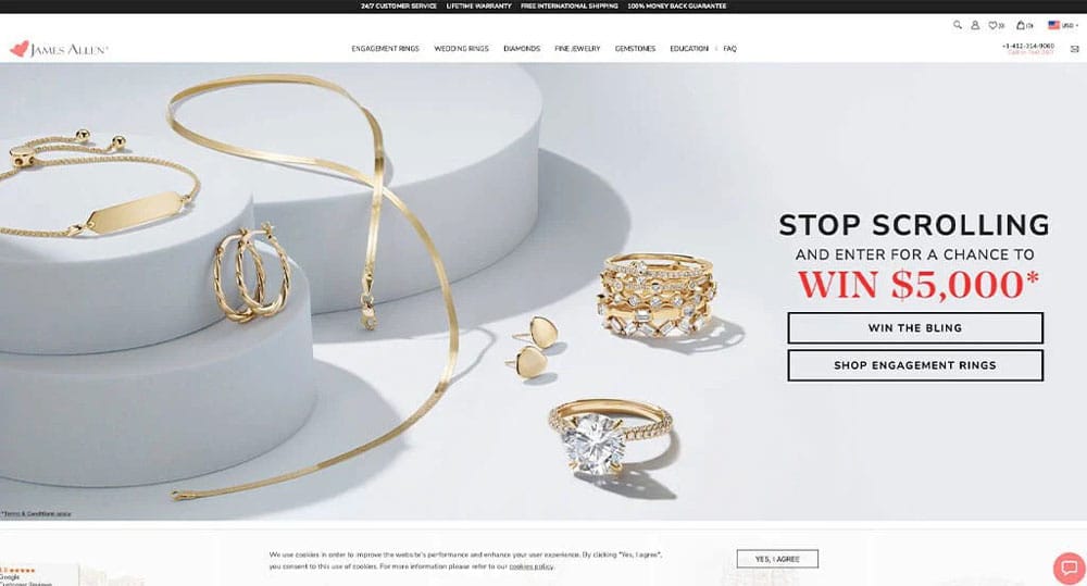 Jewelry store website design blog 8 | ماجرا | Majara