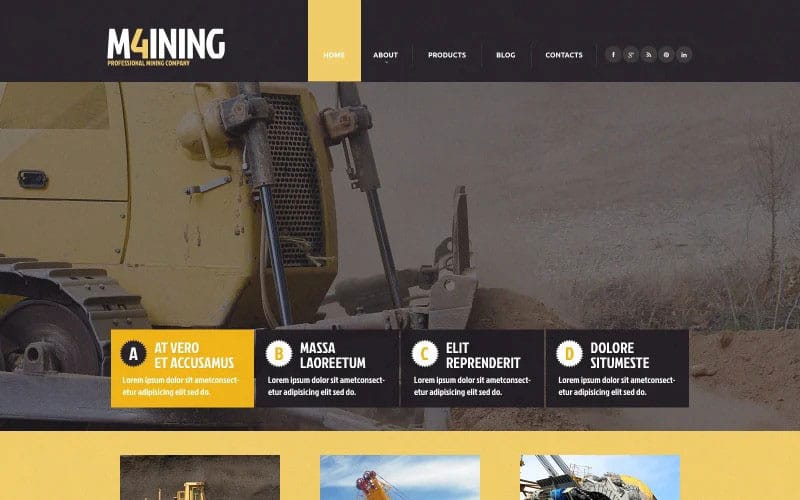 Mining website design blog 4 | ماجرا | Majara