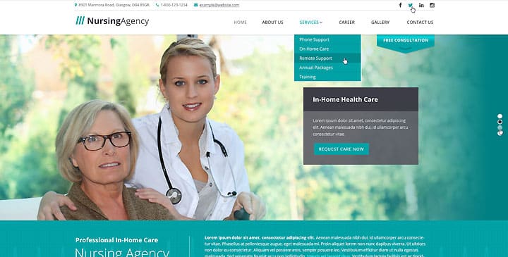 Nursing services website design blog 3 | ماجرا | Majara
