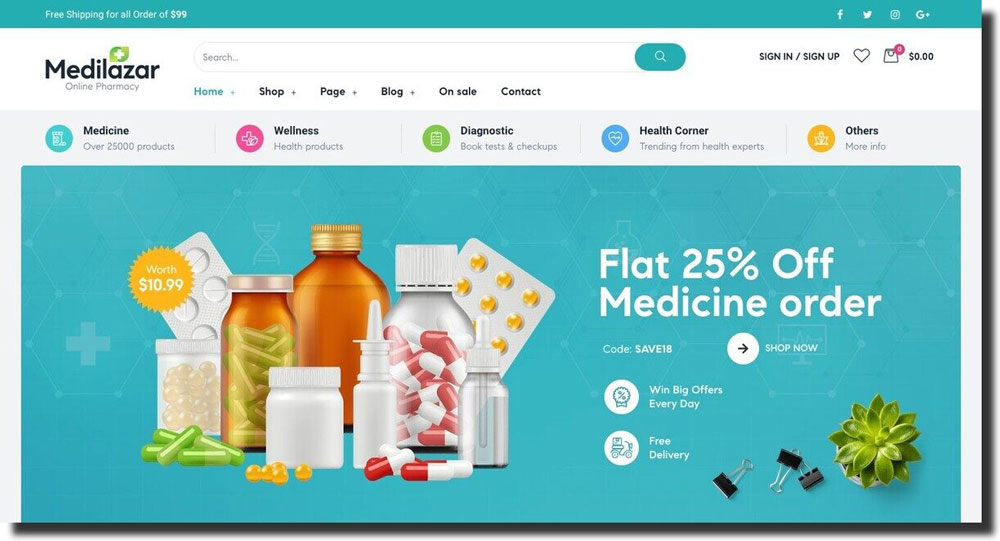 Online pharmacy website design blog 1 | ماجرا | Majara