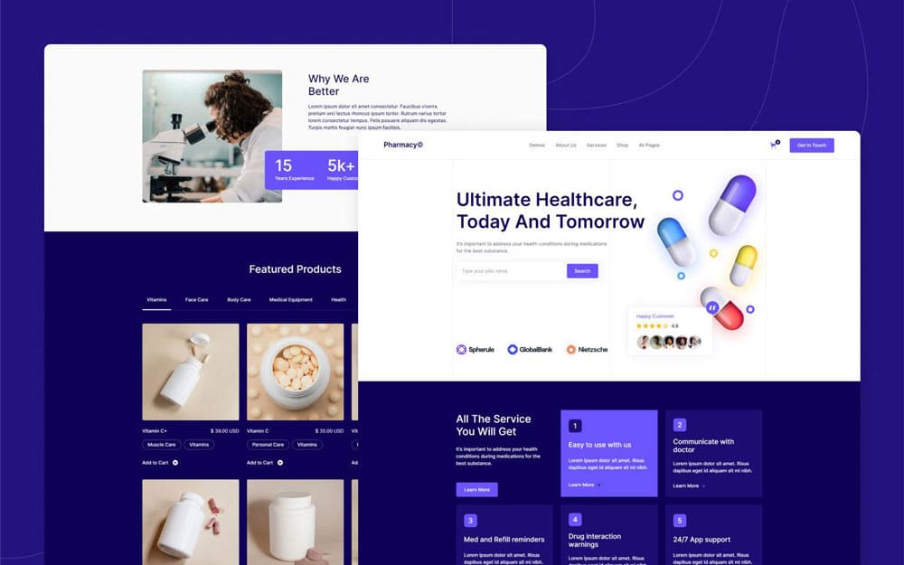 Online pharmacy website design blog 4 | ماجرا | Majara