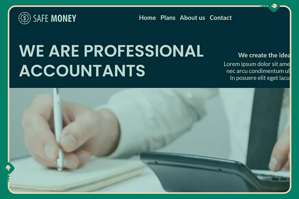 طراحی سایت حسابداری یزد