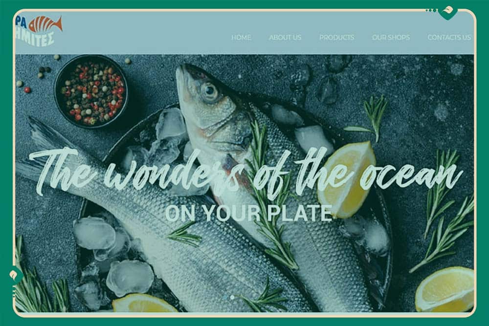 طراحی سایت فروش ماهی بندرعباس