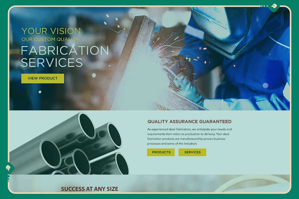 طراحی سایت فولاد یزد