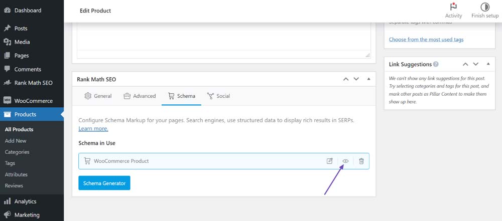 Rank Math settings for product pages | ماجرا | Majara
