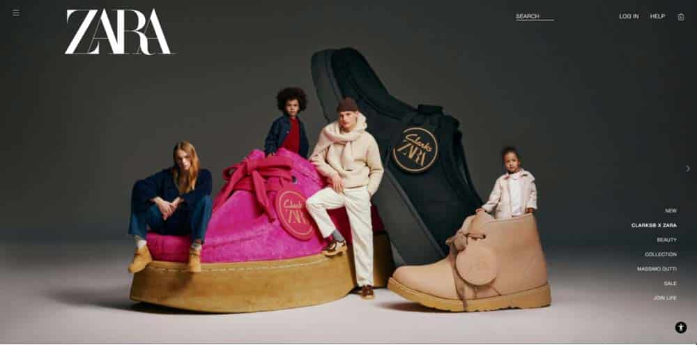 Zara website | ماجرا | Majara