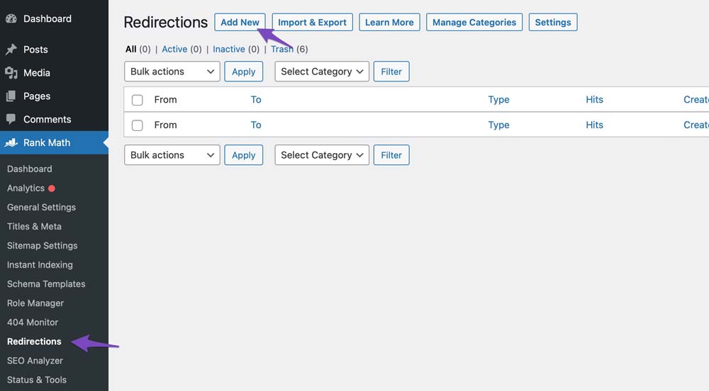 add new redirection | ماجرا | Majara
